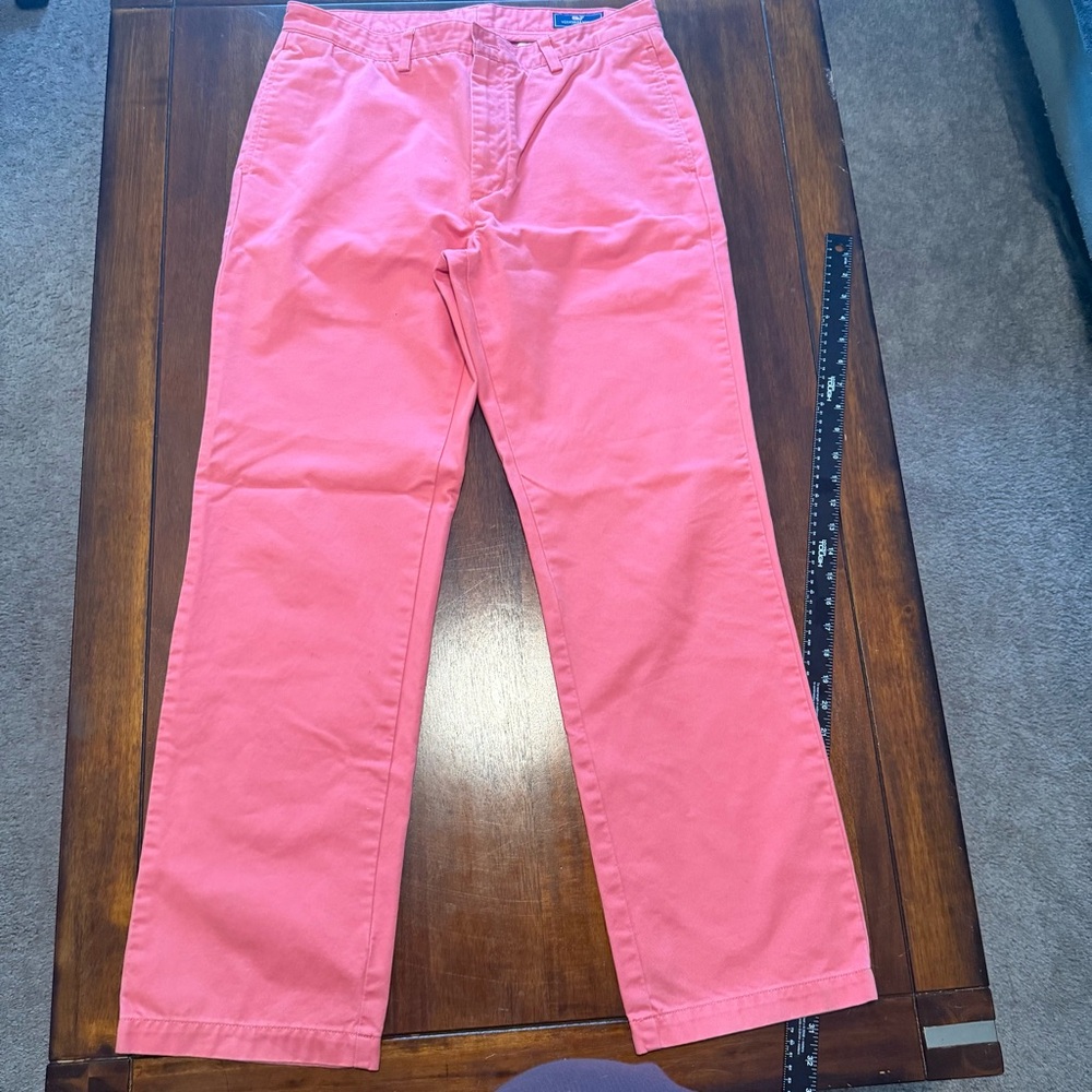 Vineyard Vines Coral Pants 34 x 32 - Picture 3 of 6